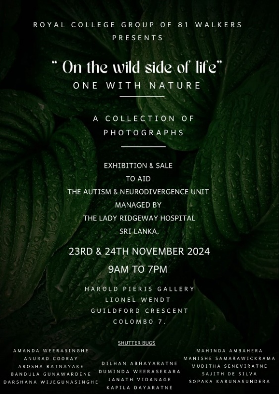 On the wild side of life exhibition poster